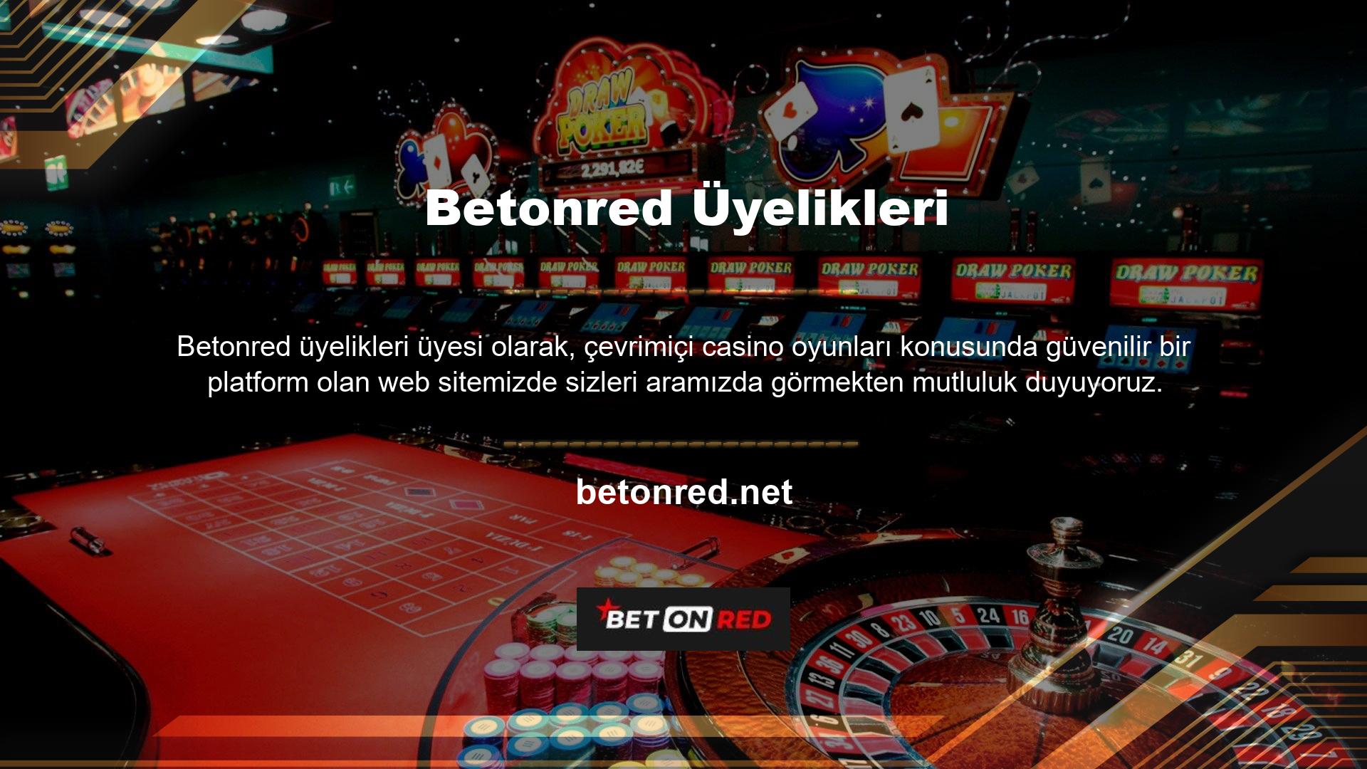 İnsanlar Betonred oyun sitesinin amacı yasa dışı Casino oynayan kişilerin tüm çevrimiçi oyunlara erişimini sağlamaktır